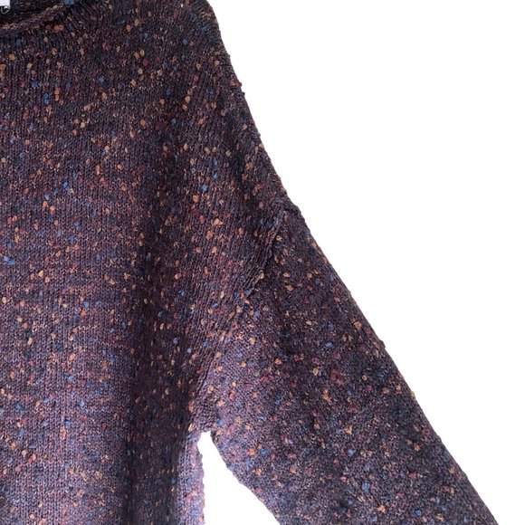 J. Jill Women's Sweater Size XL Chunky Knit Tunic Confetti Oversized Long Sleeve - Picture 9 of 10